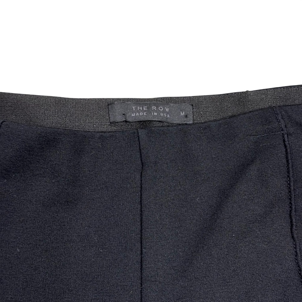 The Row Womens Black Slim Pull On Trousers M Seam Detail AA304 Made USA - Picture 4 of 16